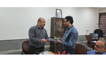 تقدیر از مدیر مرکز فناوری اطلاعات(جناب آقای مهندس امید مقدس) و کارکنان این مرکز